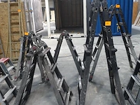 2x vouwladder - afbeelding 1 van  3