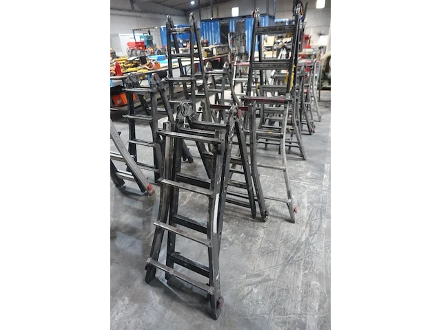2x vouwladder - afbeelding 3 van  3