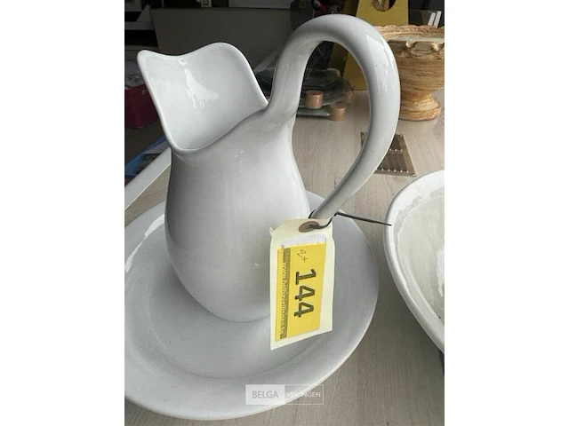 2x waskom met kruik - afbeelding 1 van  3