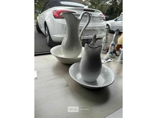 2x waskom met kruik - afbeelding 3 van  3