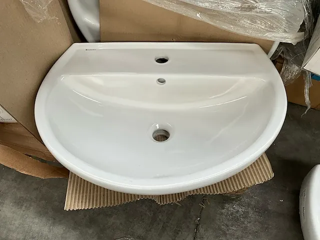 2x wastafel/lavabo geberit bastia - afbeelding 1 van  5