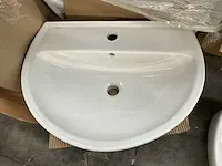 2x wastafel/lavabo geberit bastia - afbeelding 2 van  5