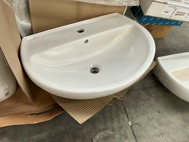 2x wastafel/lavabo geberit bastia - afbeelding 3 van  5