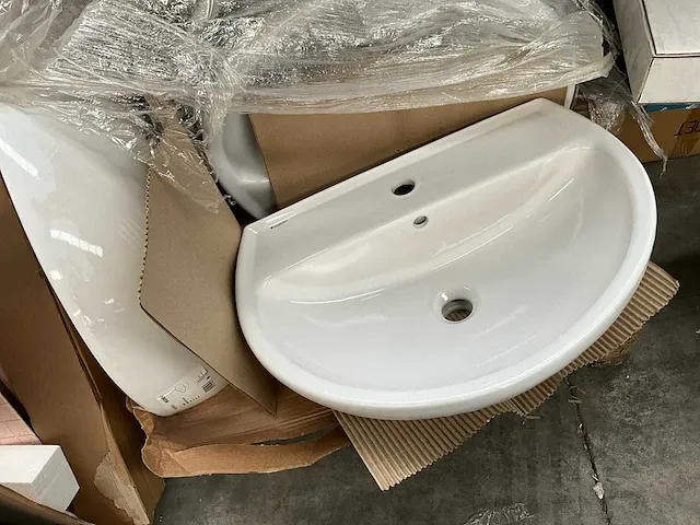 2x wastafel/lavabo geberit bastia - afbeelding 5 van  5