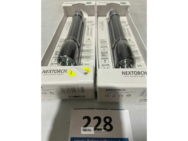 2x zaklamp met usb 235 lumen - afbeelding 1 van  3