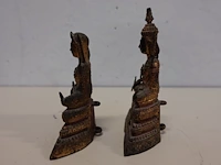 2x zamac beeld verguld - afbeelding 4 van  6