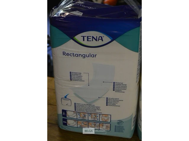 2x30st tena rectangular absorberend maandverband - afbeelding 2 van  3