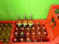 2x6 fl. cristaline 1,5l, 1x24fl. fuze tea lemon 20cl, 1x24 fl. fuze tea green 20cl, 2x24fl. fuze tea peach 20cl, 23 fl. minute maid tomaat 20cl, 5 fl. minute maid appel 20cl, 4 fl. contrex 1,5l - afbeelding 9 van  15