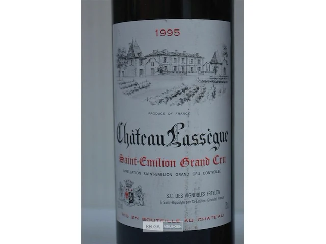 2x75cl château lassègue, grand cru, 12,5%, frankrijk - afbeelding 2 van  4