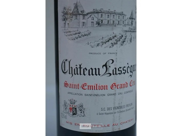 2x75cl château lassègue, grand cru, 12,5%, frankrijk - afbeelding 3 van  4