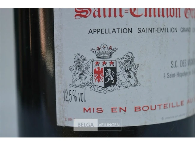 2x75cl château lassègue, grand cru, 12,5%, frankrijk - afbeelding 4 van  4