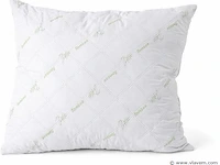 2xbamboo hoofdkussen 60x70cm - afbeelding 2 van  5