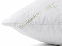 2xbamboo hoofdkussen 60x70cm - afbeelding 4 van  5