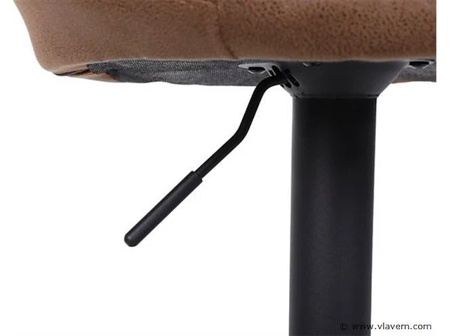 2xbar stoelen verstelbare hoogte bruin - afbeelding 3 van  5