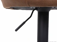 2xbar stoelen verstelbare hoogte bruin - afbeelding 3 van  5
