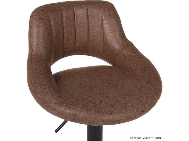 2xbar stoelen verstelbare hoogte bruin - afbeelding 4 van  5