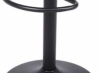 2xbar stoelen verstelbare hoogte zwart - afbeelding 3 van  5
