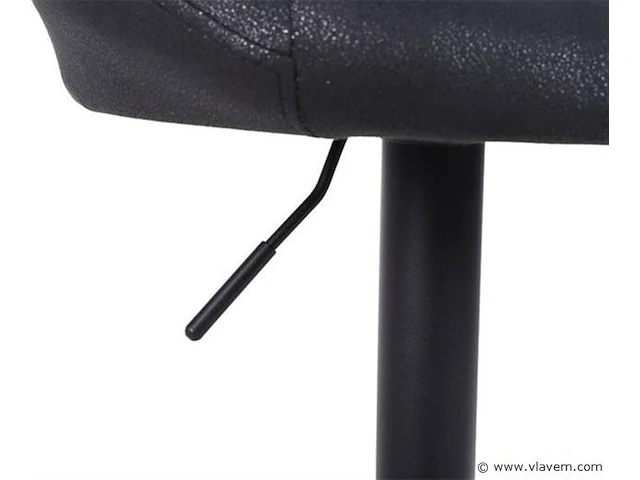 2xbar stoelen verstelbare hoogte zwart - afbeelding 4 van  5