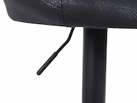 2xbar stoelen verstelbare hoogte zwart - afbeelding 4 van  5