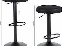 2xbarkruk zwart - afbeelding 1 van  4