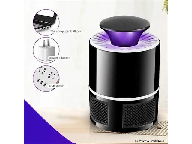2xlicht & vacuüm mosquito killer lamp - afbeelding 4 van  7