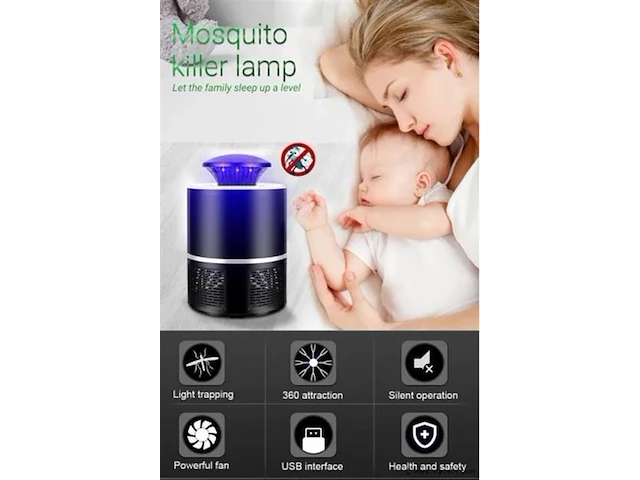 2xlicht & vacuüm mosquito killer lamp - afbeelding 7 van  7