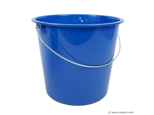 2xpoetsemmer 10liter blauw - afbeelding 1 van  1