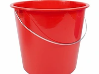 2xpoetsemmer 10liter rood - afbeelding 1 van  1
