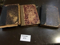 3 antieke boeken - afbeelding 1 van  5