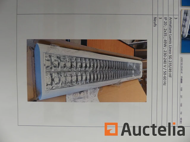 3 armatuur lineo sg 235/49 hf - afbeelding 1 van  3
