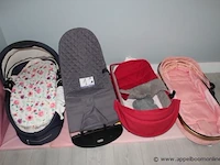 3 baby wiegjes plus baby schommelstoel