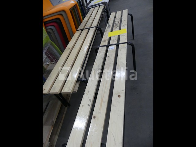 3 banken voor kleedkamers - afbeelding 1 van  3