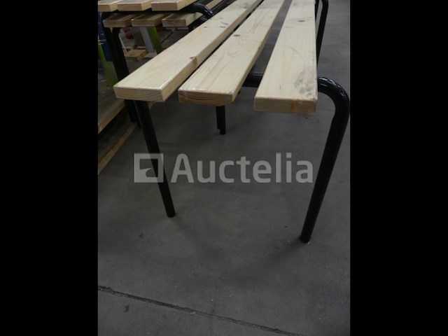 3 banken voor kleedkamers - afbeelding 2 van  3