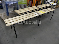 3 banken voor kleedkamers - afbeelding 3 van  3