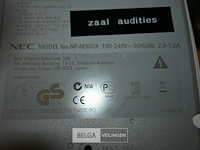 3 beamers nec model np m300x - afbeelding 5 van  6
