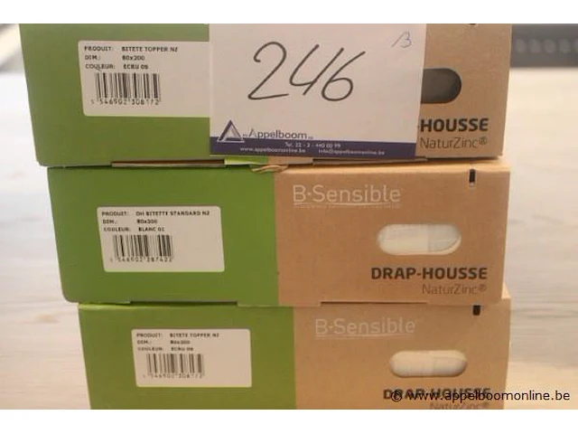 3 bed accessoires b-sensible - afbeelding 2 van  2