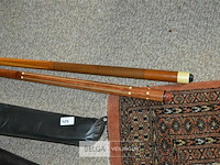 3 biljartkeuen en keu-tassen - afbeelding 2 van  4