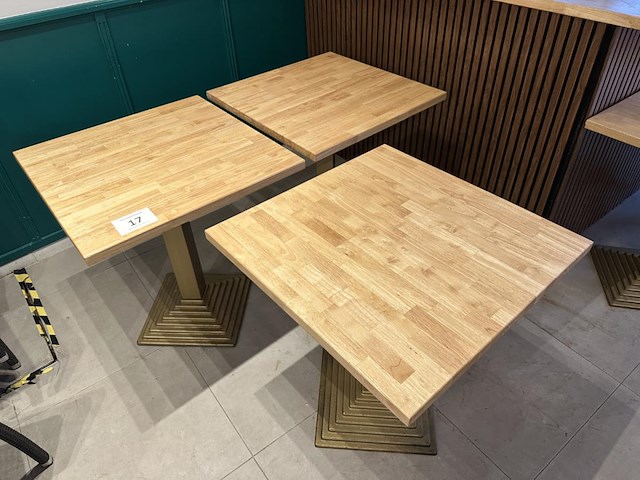 3 bistro tafels - afbeelding 1 van  1