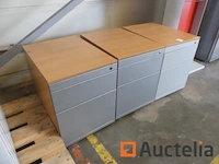 3 blokken 3 lades - afbeelding 1 van  3