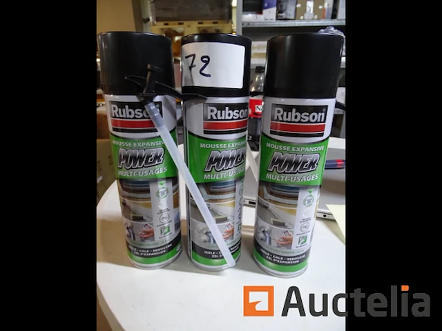 3 bommen expanderend schuim 500 ml rubson - afbeelding 1 van  6