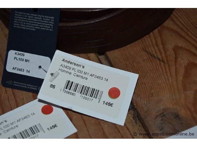 3 broeksriemen maat 85 - afbeelding 2 van  3