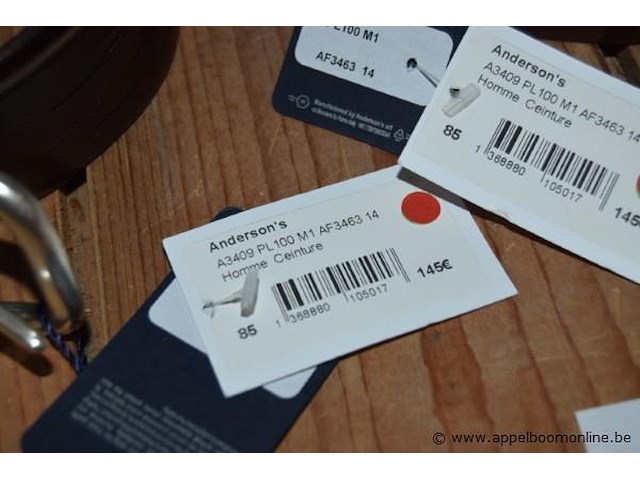 3 broeksriemen maat 85 - afbeelding 3 van  3