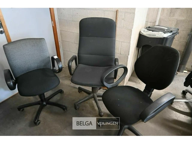 3 bureelstoelen - afbeelding 1 van  3