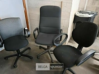 3 bureelstoelen - afbeelding 1 van  3