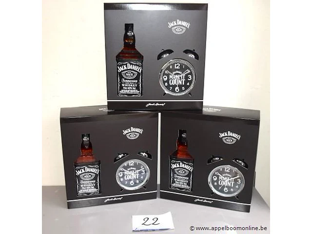 3 cadeausets jack daniels no 7 vv klok 40% - afbeelding 1 van  2