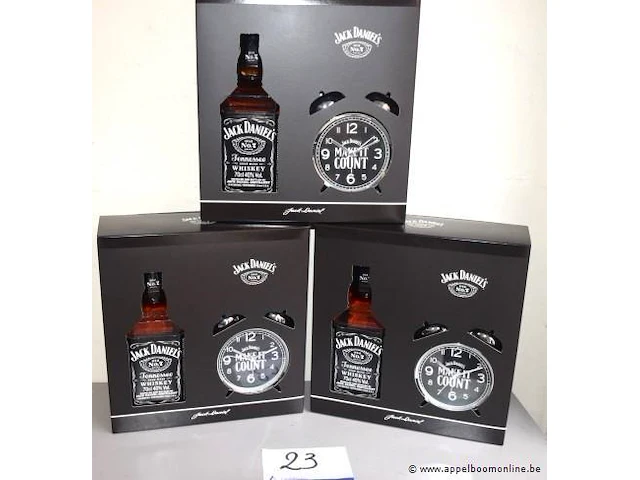 3 cadeausets jack daniels no 7 vv klok 40% - afbeelding 1 van  2