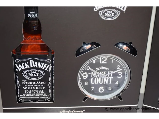 3 cadeausets jack daniels no 7 vv klok 40% - afbeelding 2 van  2