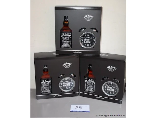 3 cadeausets jack daniels no 7 vv klok 40% - afbeelding 1 van  2