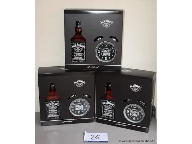 3 cadeausets jack daniels no 7 vv klok 40% - afbeelding 1 van  2