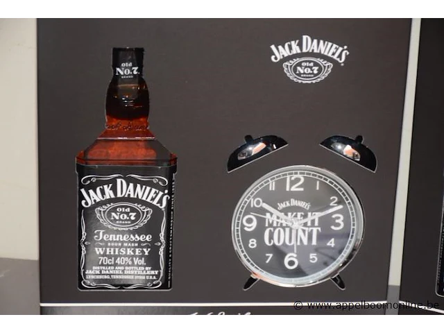 3 cadeausets jack daniels no 7 vv klok 40% - afbeelding 2 van  2